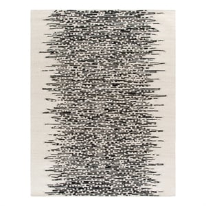 Safavieh Metro 9'-0&quot x 12'-0&quot Wool and Cotton Hand Tufted Rug in Black / Ivory