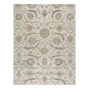 Safavieh Metro 8'-0&quot x 10'-0&quot Wool  Hand Tufted Rug in Ivory / Gray