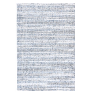 Safavieh Metro 4'-0&quot x 6'-0&quot Wool and Cotton Hand Tufted Rug in Blue / Ivory