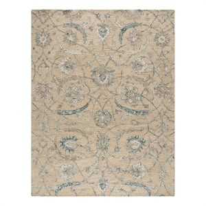 Safavieh Metro 8'-0&quot x 10'-0&quot Wool  Hand Tufted Rug in Beige / Gray