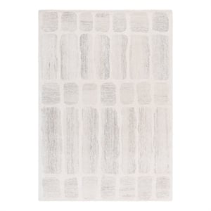 Safavieh Metro 5'-0&quot x 8'-0&quot Wool Hand Tufted Rug in Ivory / Gray