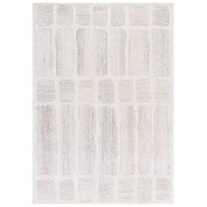 Safavieh Metro 6'-0&quot x 9'-0&quot Wool Hand Tufted Rug in Ivory / Gray