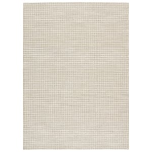 Safavieh Metro 8'-0&quot x 10'-0&quot Wool and Cotton Hand Tufted Rug in Beige / Ivory