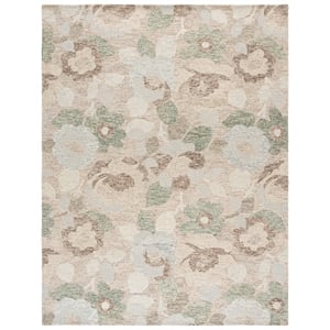 Safavieh Metro 6'-0&quot x 6'-0&quot Wool and Cotton Hand Tufted Rug in Gray / Beige