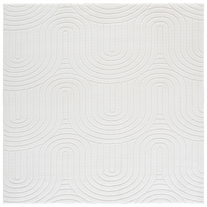 Safavieh Versailles 6'-0&quot x 6'-0&quot Polyester Power Loomed Rug in Ivory