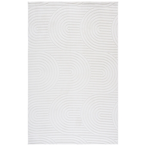Safavieh Versailles 3'-0&quot x 5'-0&quot Polyester Power Loomed Rug in Ivory