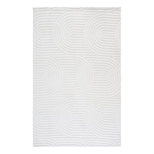 Safavieh Versailles 4'-0&quot x 6'-0&quot Polyester Power Loomed Rug in Ivory
