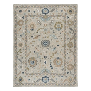 Safavieh Metro 9'-0&quot x 12'-0&quot Wool  Hand Tufted Rug in Beige / Blue