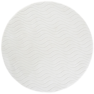 Safavieh Versailles 6'-0&quot x 6'-0&quot Polyester Power Loomed Rug in Ivory