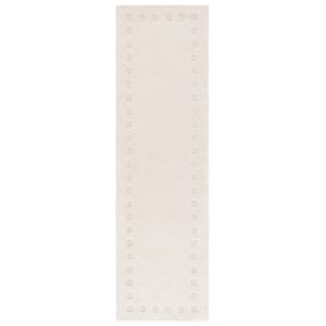 Safavieh Metro 2'-3&quot x 7'-0&quot Wool and Cotton Hand Tufted Rug in Ivory