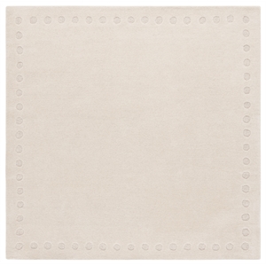 Safavieh Metro 8'-0&quot x 8'-0&quot Wool and Cotton Hand Tufted Rug in Ivory