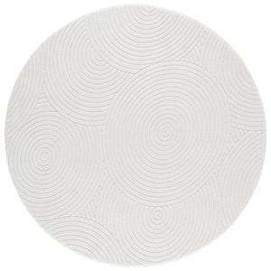 Safavieh Versailles 6'-0&quot x 6'-0&quot Polyester Power Loomed Rug in Ivory
