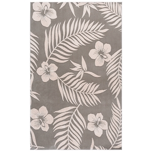 Safavieh Versailles 2'-6&quot x 8'-0&quot Polyester Power Loomed Rug in Gray / Beige