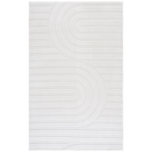 Safavieh Versailles 3'-0&quot x 5'-0&quot Polyester Power Loomed Rug in Ivory