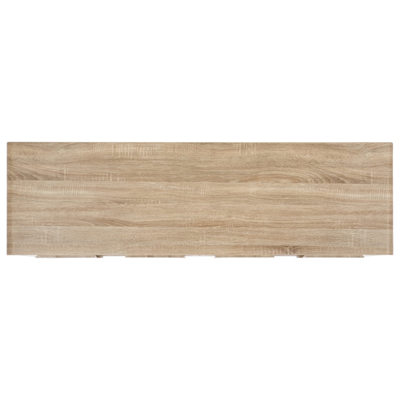 Safavieh Arsenio 4 Door 2 Shelf Wood Sideboard in Cream