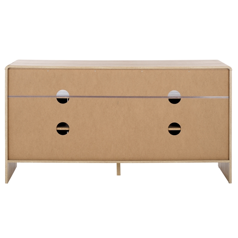 Safavieh Arsenio 4 Door 2 Shelf Wood Sideboard in Cream