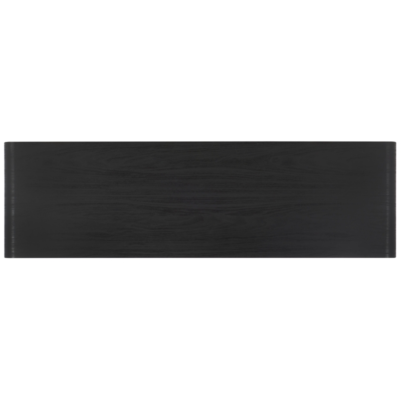 Safavieh Narine 4 Door 2 Shelf Wood Sideboard/Media Stand in Black