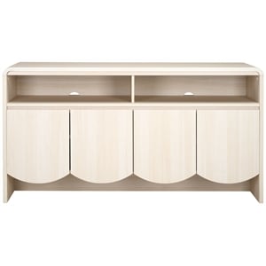 Safavieh Narine 4 Door 2 Shelf Wood Sideboard/Media Stand in White
