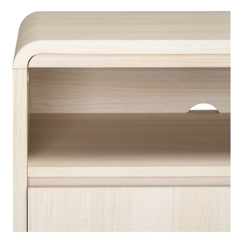 Safavieh Narine 4 Door 2 Shelf Wood Sideboard/Media Stand in White