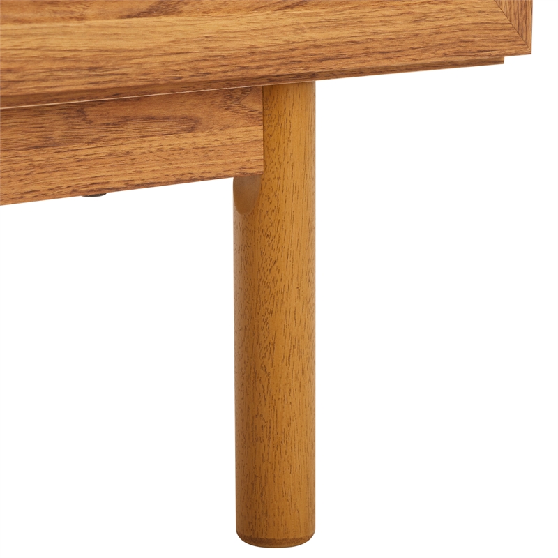 Safavieh Piran 2 Door 3 Drawer Wood Sideboard/Media in Oak / Gold