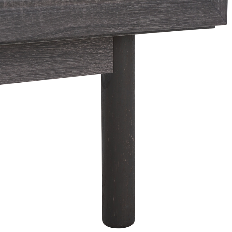 Safavieh Piran 2 Door 3 Drawer Wood Sideboard/Media in Black / Gold