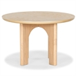 Safavieh Olivetta Round Wood Dining Table in Oak