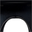 Safavieh Olivetta Round Wood Dining Table in Black