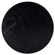 Safavieh Olivetta Round Wood Dining Table in Black