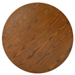 Safavieh Olivetta Round Wood Dining Table in Medium Oak