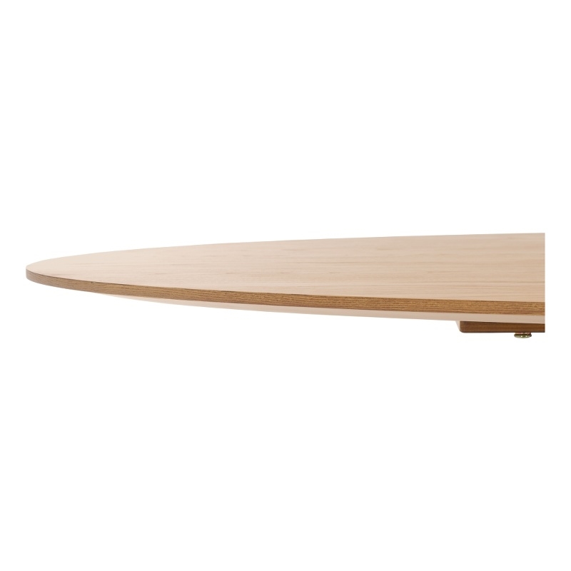Safavieh Owyn Oval Wood Dining Table in Natural