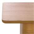 Safavieh Howard Oak Wood Dining Table in Natural