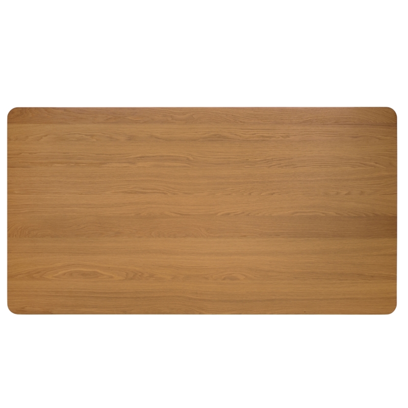 Safavieh Howard Oak Wood Dining Table in Natural