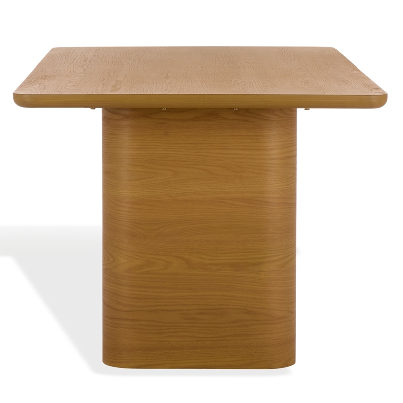 Safavieh Howard Oak Wood Dining Table in Natural