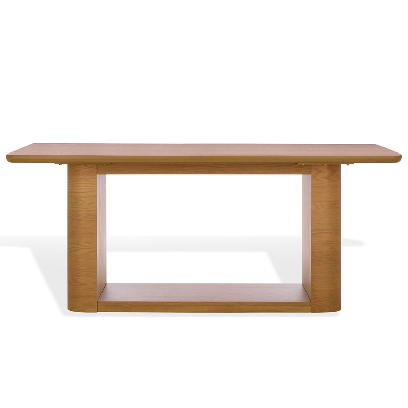 Safavieh Howard Oak Wood Dining Table in Natural