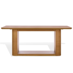 Safavieh Howard Oak Wood Dining Table in Natural