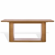 Safavieh Howard Oak Wood Dining Table in Natural
