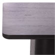 Safavieh Howard Oak Wood Dining Table in Black