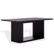 Safavieh Howard Oak Wood Dining Table in Black