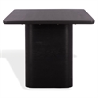 Safavieh Howard Oak Wood Dining Table in Black