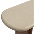 Safavieh Theodora Wood Console Table in Chestnut / Cream