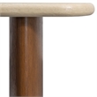 Safavieh Theodora Wood Console Table in Chestnut / Cream