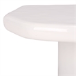 Safavieh Rhianna Concrete Coffee and Iron Table in White