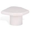 Safavieh Rhianna Concrete Coffee and Iron Table in White