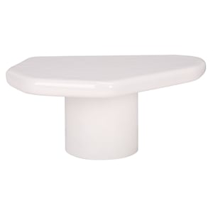 Safavieh Rhianna Concrete Coffee and Iron Table in White