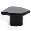 Safavieh Rhianna Concrete Coffee and Iron Table in Black