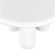 Safavieh Lollita Round Concrete Coffee Table in White