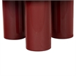 Safavieh Lollita Round Concrete Coffee Table in Red