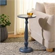 Safavieh Rue Wood Accent Table in Navy