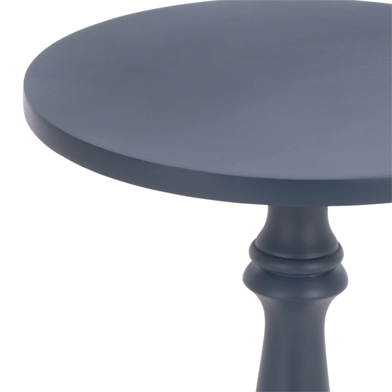 Safavieh Rue Wood Accent Table in Navy