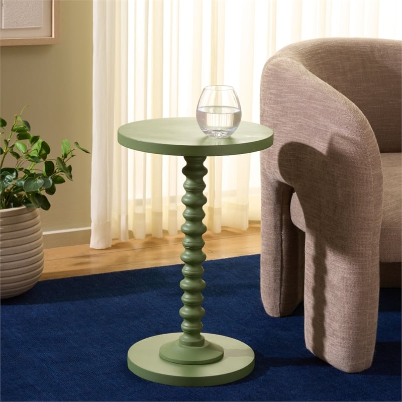 Safavieh Bonti Wood Accent Table in Green